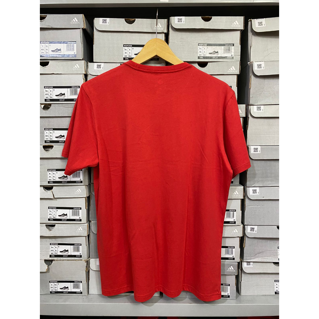 Converse Mens Tee Red CONX2MT701RD Kaos Pria Original