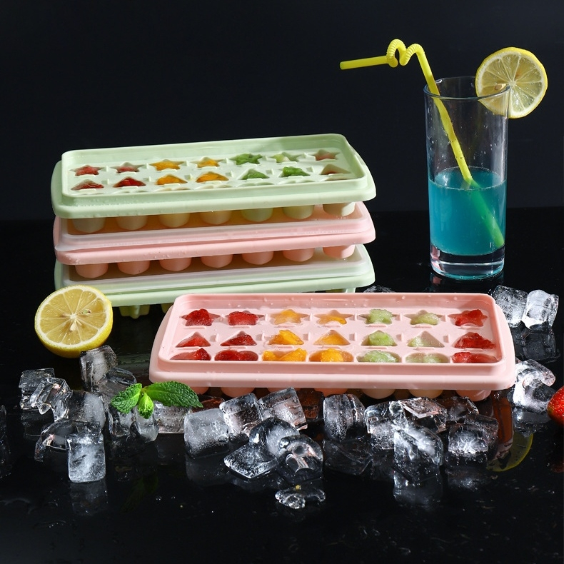 CETAKAN ES BATU JELLY SILIKON TUTUP LA150RD ICE CUBE TRAY PRAKTIS SERBAGUNA PENCETAK AGER PUDING COKLAT PERMEN GUMMY MURAH IMPORT