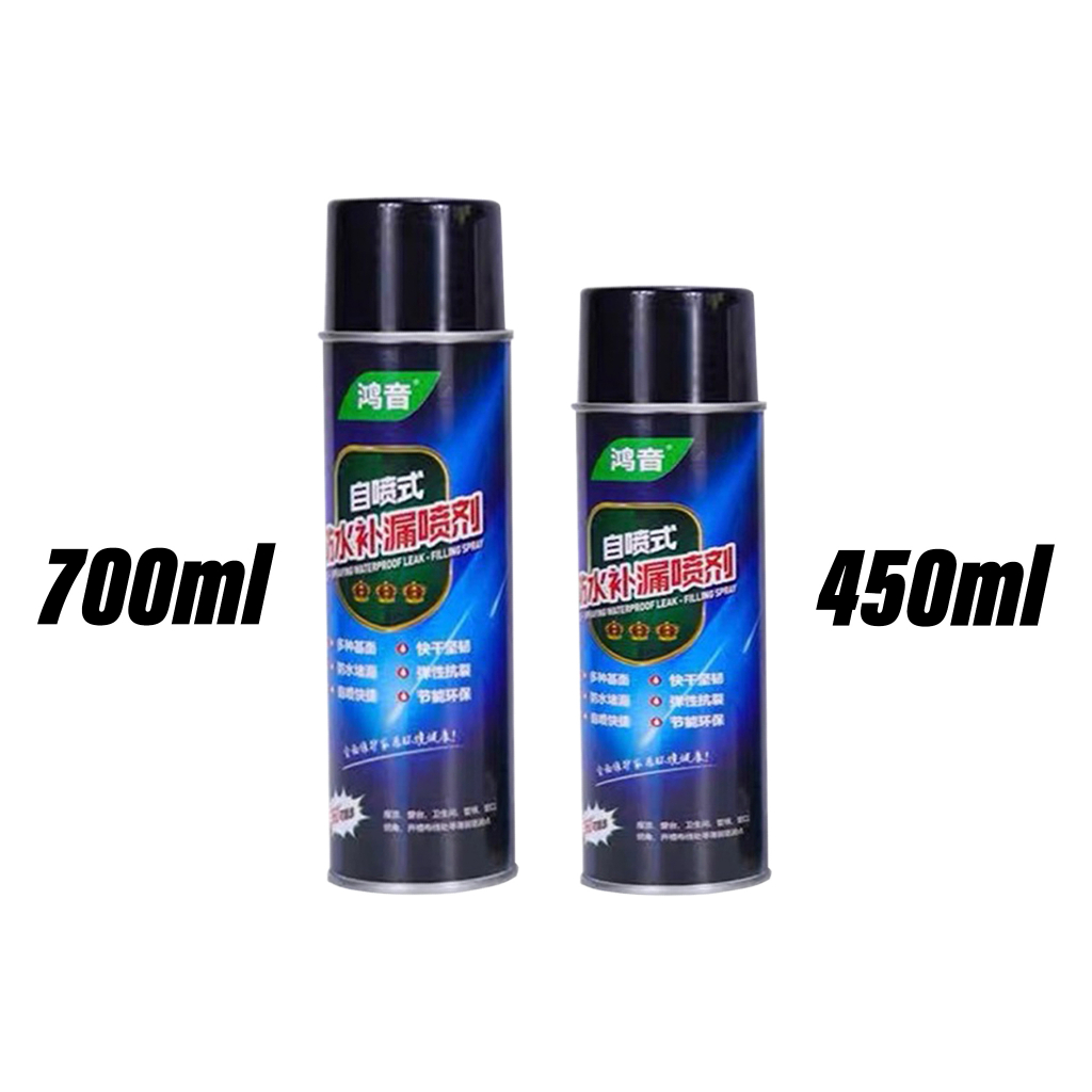 Cat Anti Bocor Spray Ajaib Anti Bocor Waterproof - Self - Spraying Waterproof Leak - Filling Spray Semprotan Pelapis Anti Bocor Tambal Atap Dak Rumah Tahan Air Cat Anti Bocor Tambal Bocor Atap