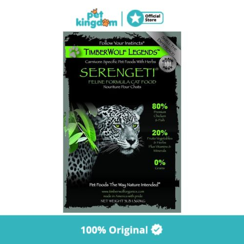 Timberwolf 1.3 Kg Makanan Kucing Platinum Serengeti