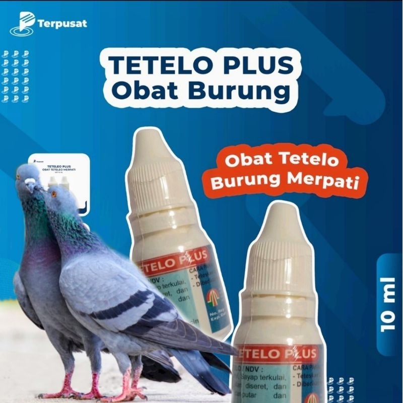 Tetelo Plus NDV Merpati 10ml - Obat Burung Merpati Burung Dara