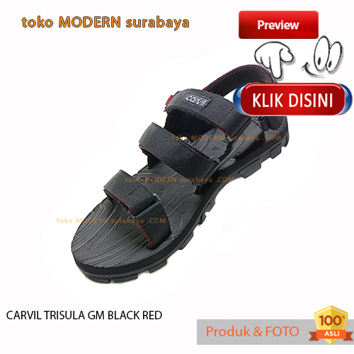 Sandal Pria casual Sandal Gunung slide outdoor CARVIL TRISULA GM