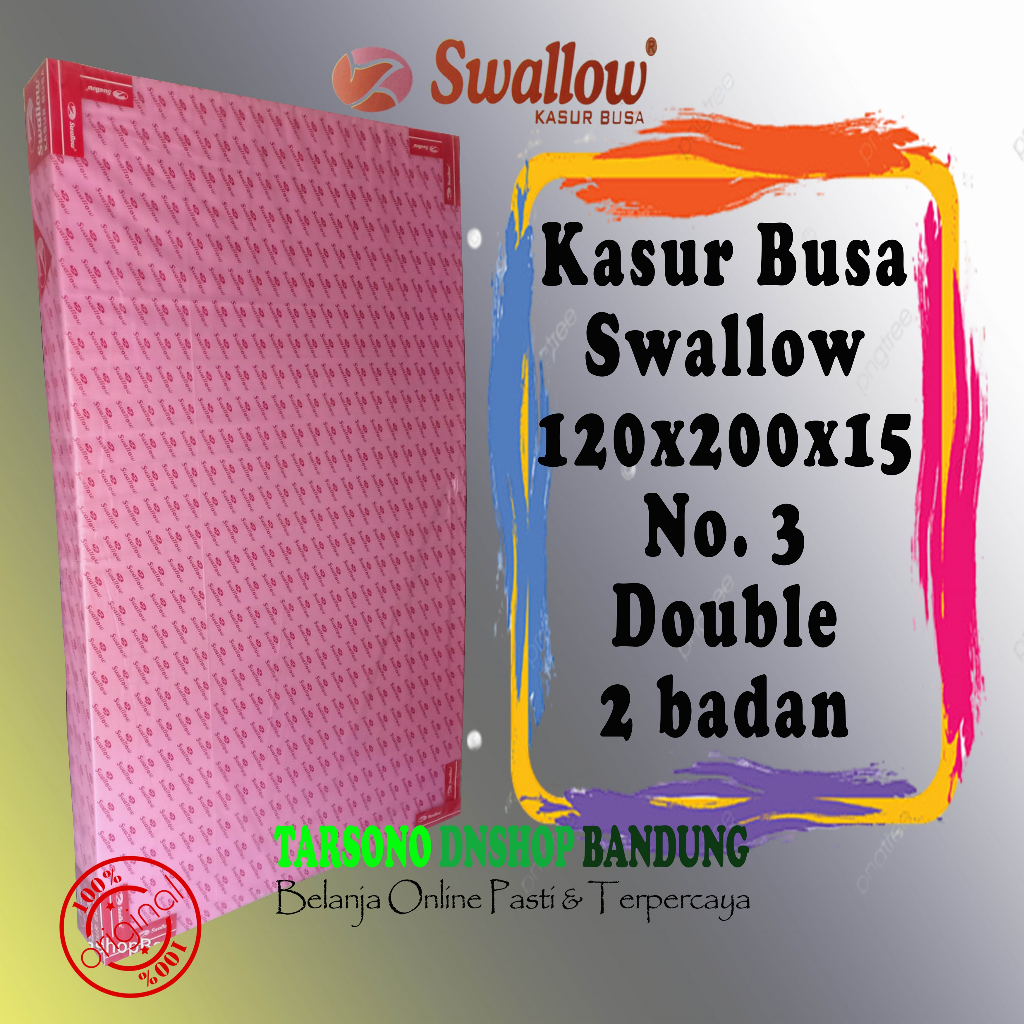Kasur Busa / Kasur Busa Swallow / Kasur Swallow No. 3 / Kasur Busa Ukuran 120x200x15