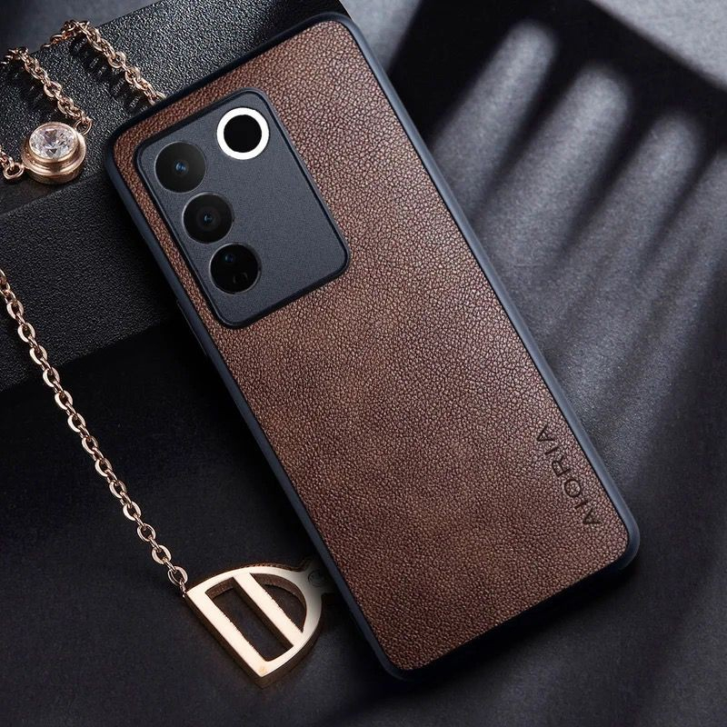 VIVO V29 5G / V27 5G / V27E SOFTCASE LEATHER CASE TPU AIORIA SILIKON SOFT CASE