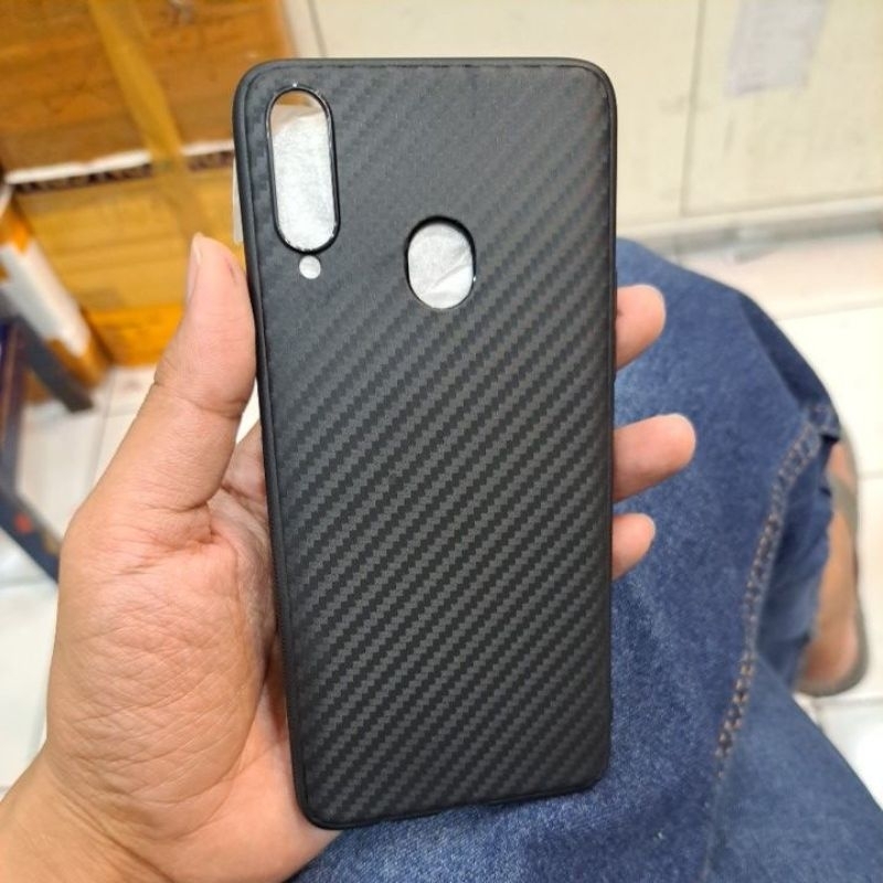 SAMSUNG A10S/A20S/A30S/A50S CASE SOFTCASE SLIM FIT CASE FULL CARBON SILIKON KARBON