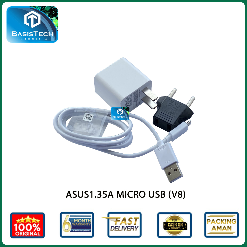 CHARGER ASUS ZENFONE MICRO USB V8 BASISTECH ORIGINAL QUALITY