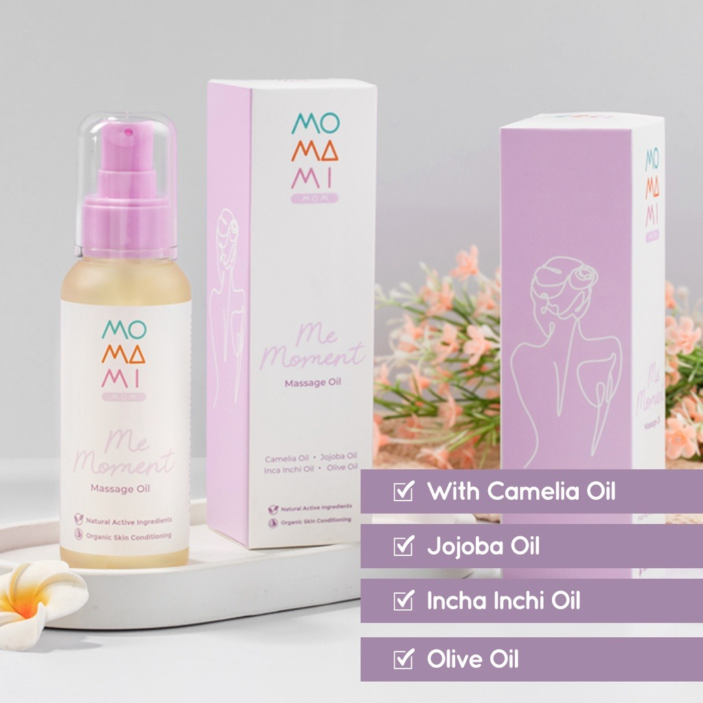 Momami Me Moment Massage Oil 100ml - Minyak pijat anak