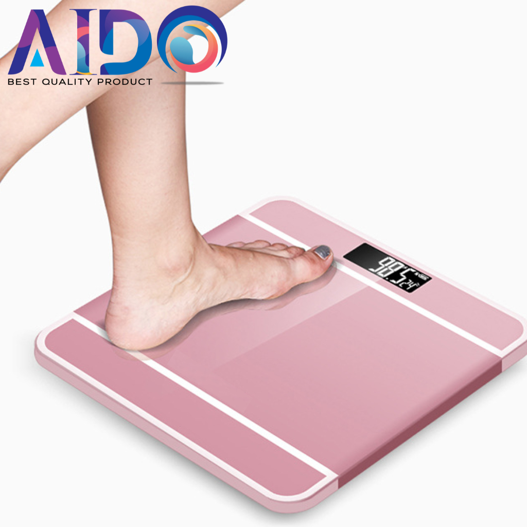 Timbangan badan digital Free meteran dan baterai Timbangan digital Include baterai akurat / body scale karakter 117