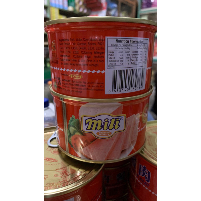 

mili ngocanbak ttsDaging Babi 397gr BESAR / Canned Pork / mili / Luncheon Meat