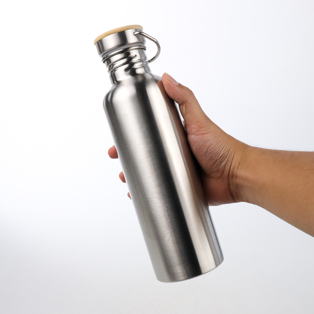 Botol Minum Termos Air Panas Dingin Stainless Steel 1000 ml - YM006 - Silver