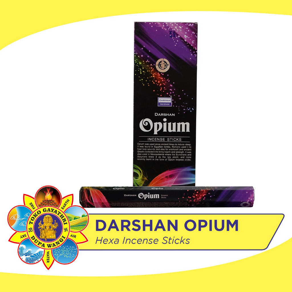 Dupa India Aromaterapi Hexa - Darshan Opium
