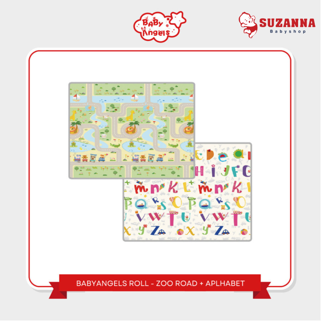 BabyAngels PE Roll Zoo Road Alphabet 1.5cm / Baby Angels Playmat