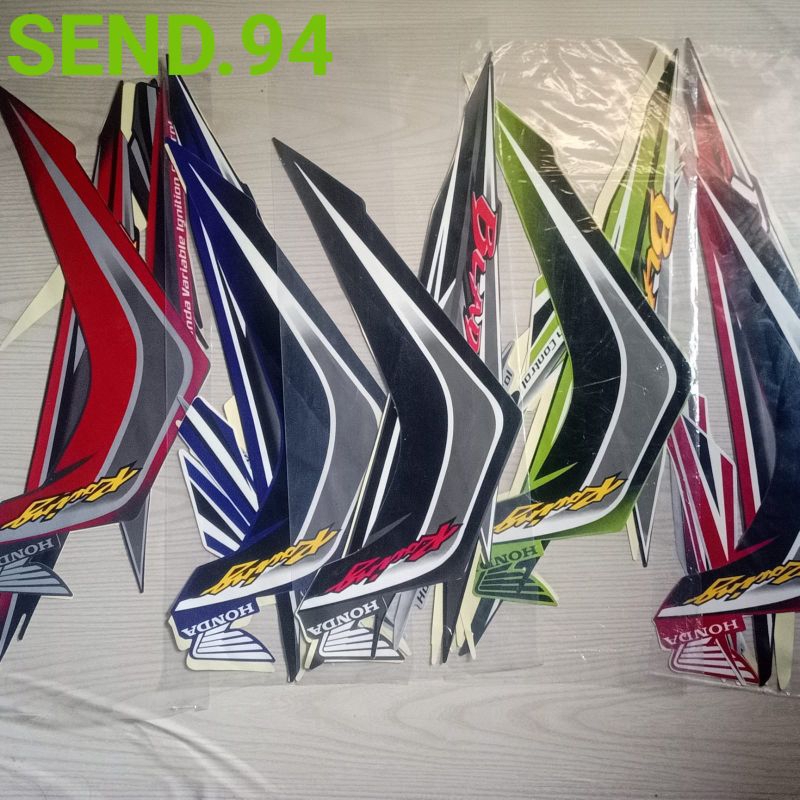 striping sticker Honda Blade 2012 2013