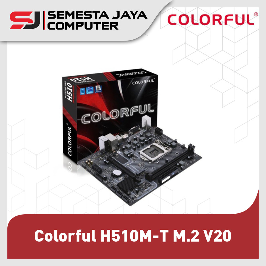 Motherboard Colorful H510M-T M.2 V20 (LGA1200, H510, DDR4, USB3.2)