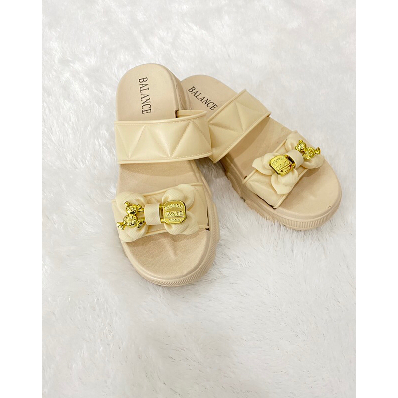 Hakimono Sandal Balance Pita Motif Jelly Premium Import