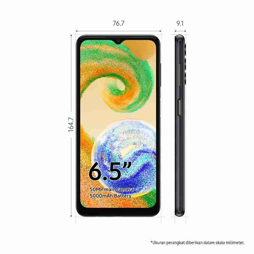 Samsung Galaxy A04S 4/64 OS Android 12 Garansi Resmi