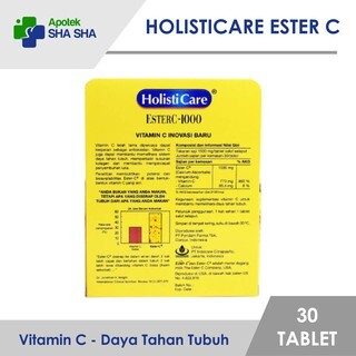 ESTER C 30 TABLET HOLISTICARE ESTER C