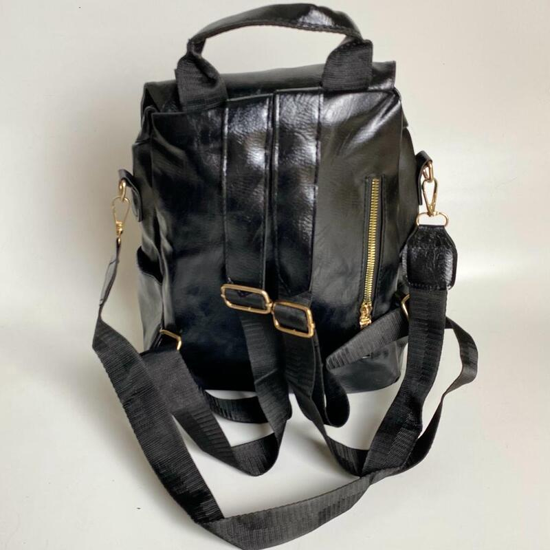 138318 Tas Ransel Wanita Multifungsi Backpack Shoulder Bag Import Korea Fashion Stock Bisa Selempang