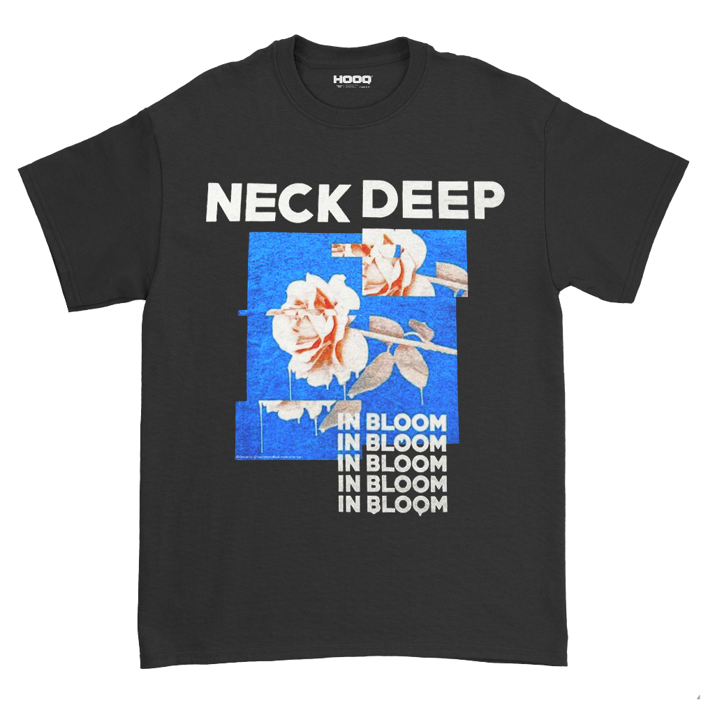 KAOS BAND NECK DEEP - IN BLOOM / UNISEX / GILDAN / PROMO ( COD )