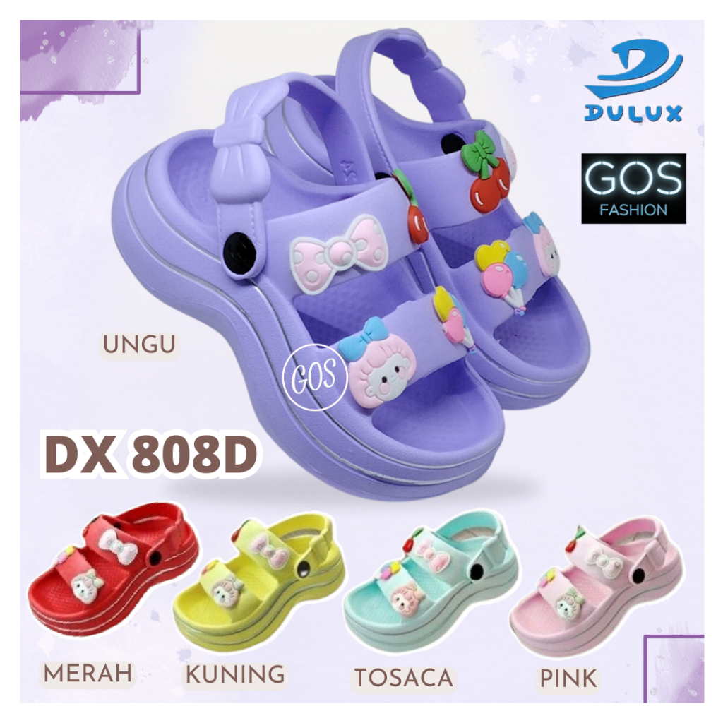 gof DULUX 808ED sandal anak perempuan tali belakang fuji murah berkualitas anti air tahan lama ringan