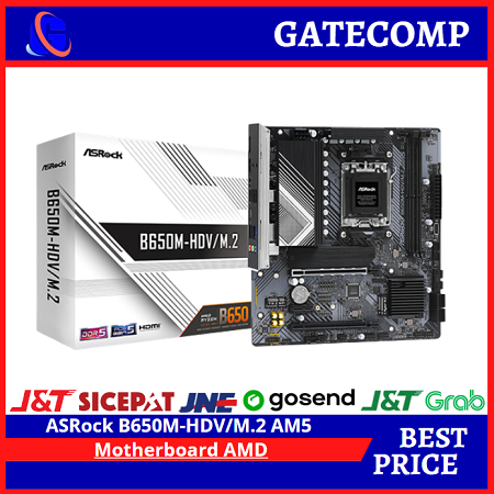 ASRock B650M-HDV/M.2 (AM5, AMD B650, DDR5, USB3.2 Type-C, SATA3)