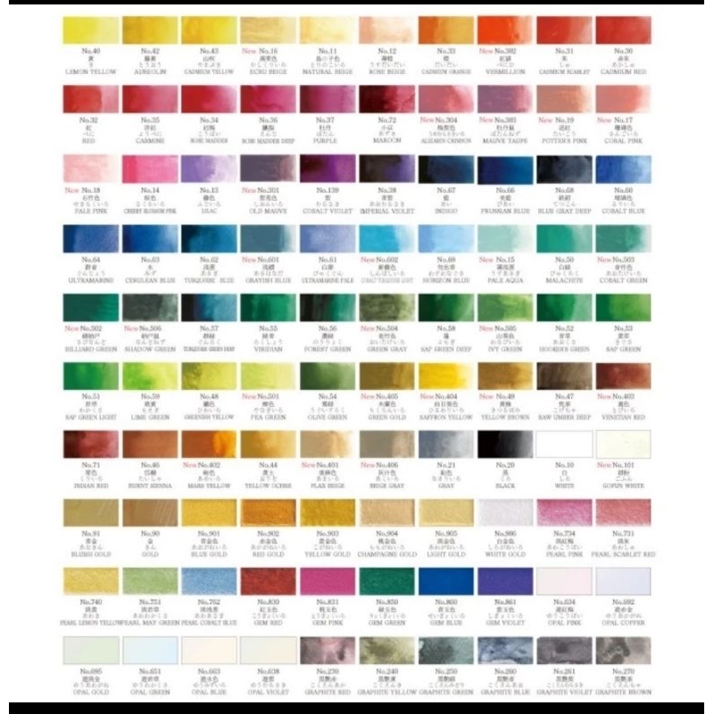 

kuretake gansai tambi water color set 100 color limited 120 th kuretake