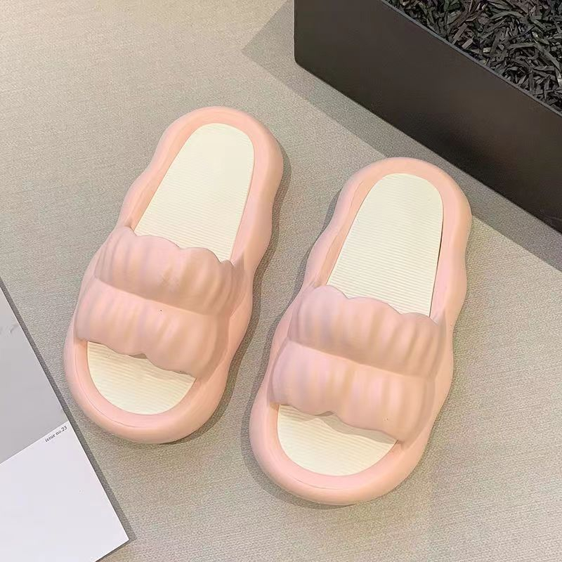 PROMO 10.10 PUNCAK ☀ACCBAYI☀ SD17 Sandal Slip On PVC CUTE Sendal Rumah Nyaman Slipper Korea Soft Rubber Non Slip Flip Flop Wanita Kekinian Selop Comfortable