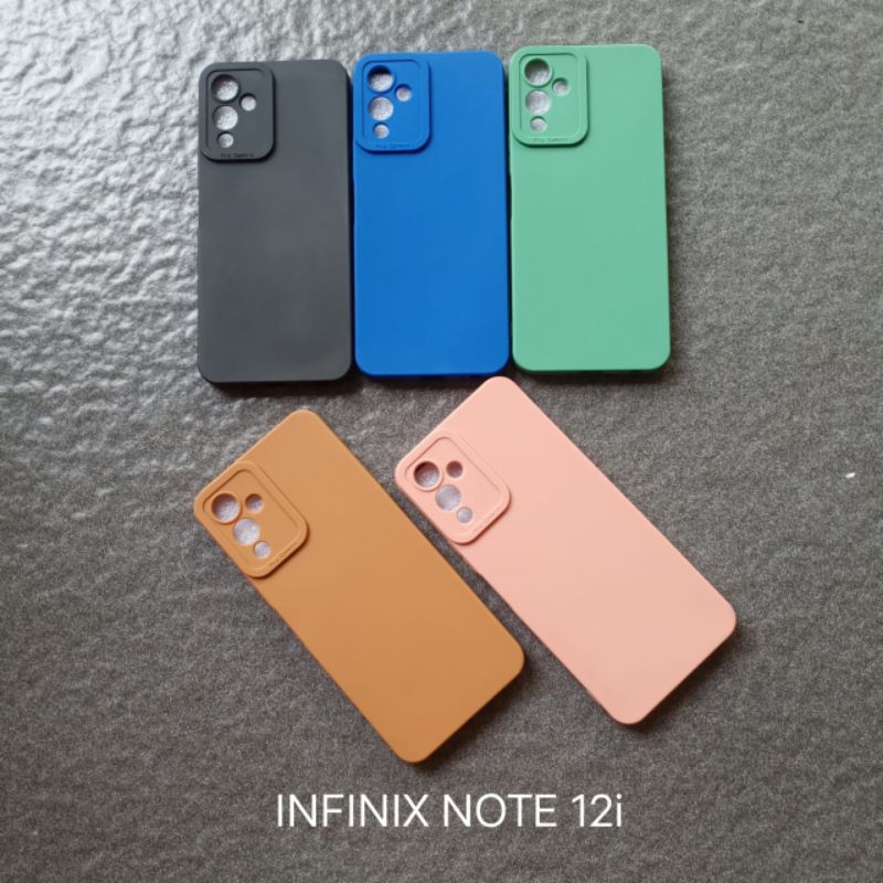 Case infinix Note 12i soft case softcase softshell silikon cover casing kesing housing