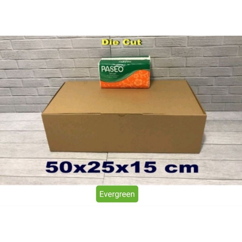 

Kardus 50x25x15 cm kotak box die cut kardus pizza