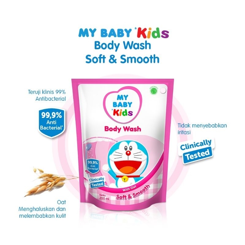 (REFILL) MY BABY BODY WASH 200ML