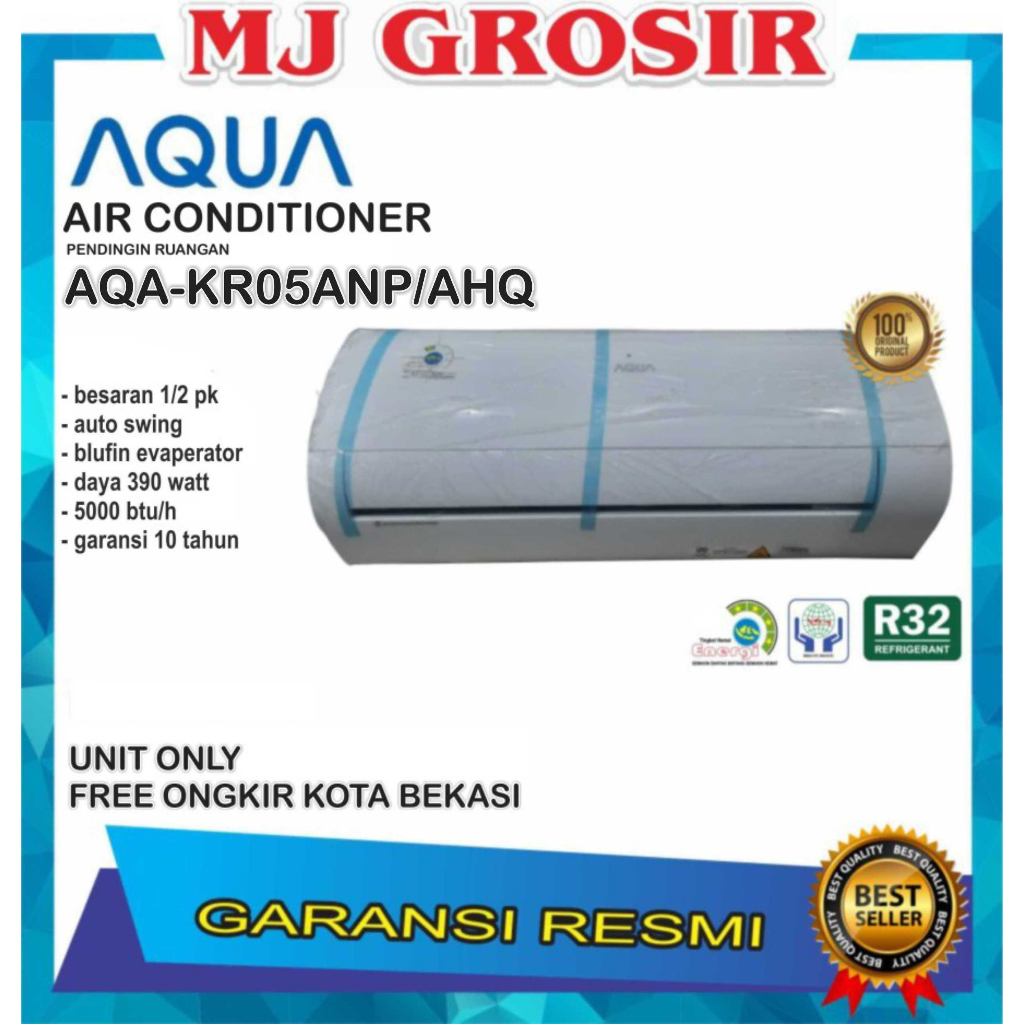 AC AQUA JAPAN AQA KR 05 AHQ / 05 ANP 1/2 PK R32 LOW WATT UNIT ONLY