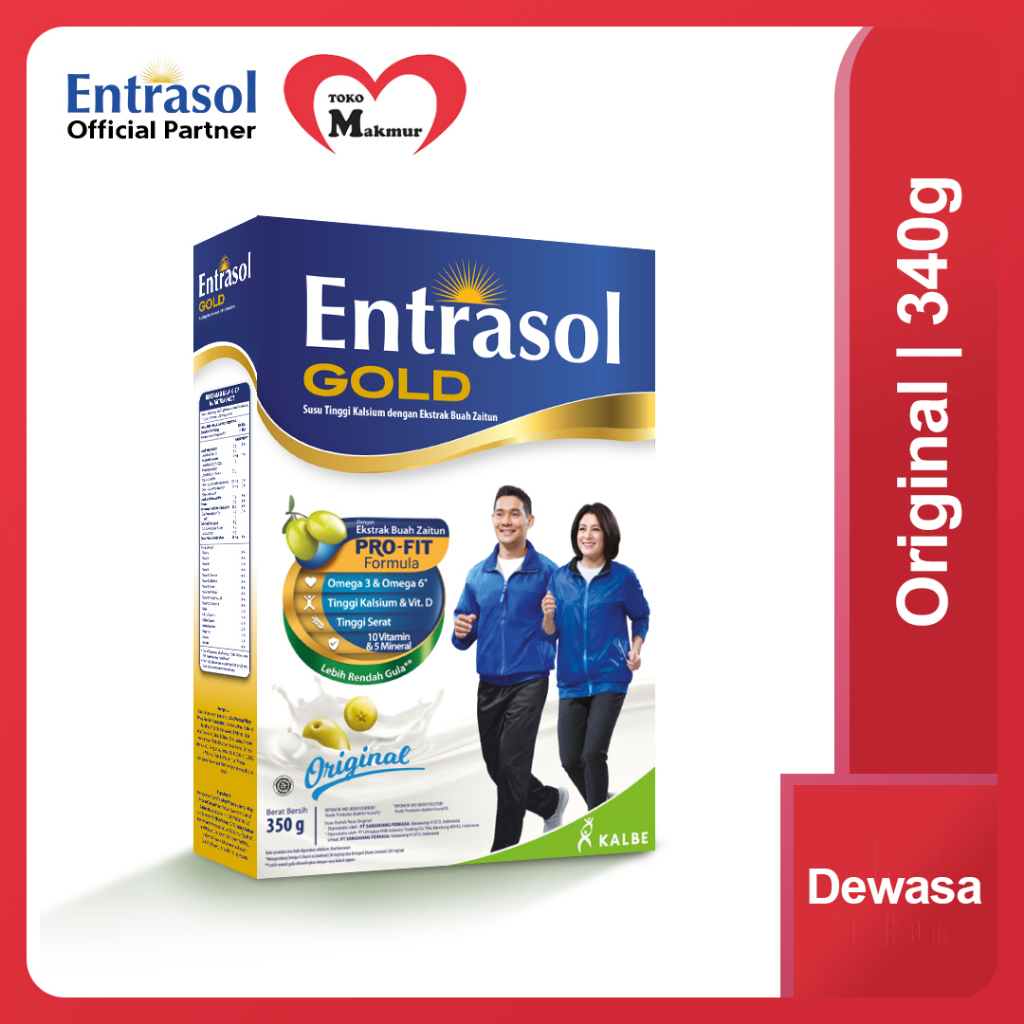 Entrasol Gold Original / Vanila / Coklat 340gr / Toko Makmur Online