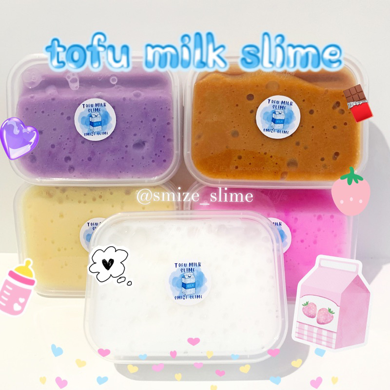 Tofu Milk Slime 200cc slime milk susu