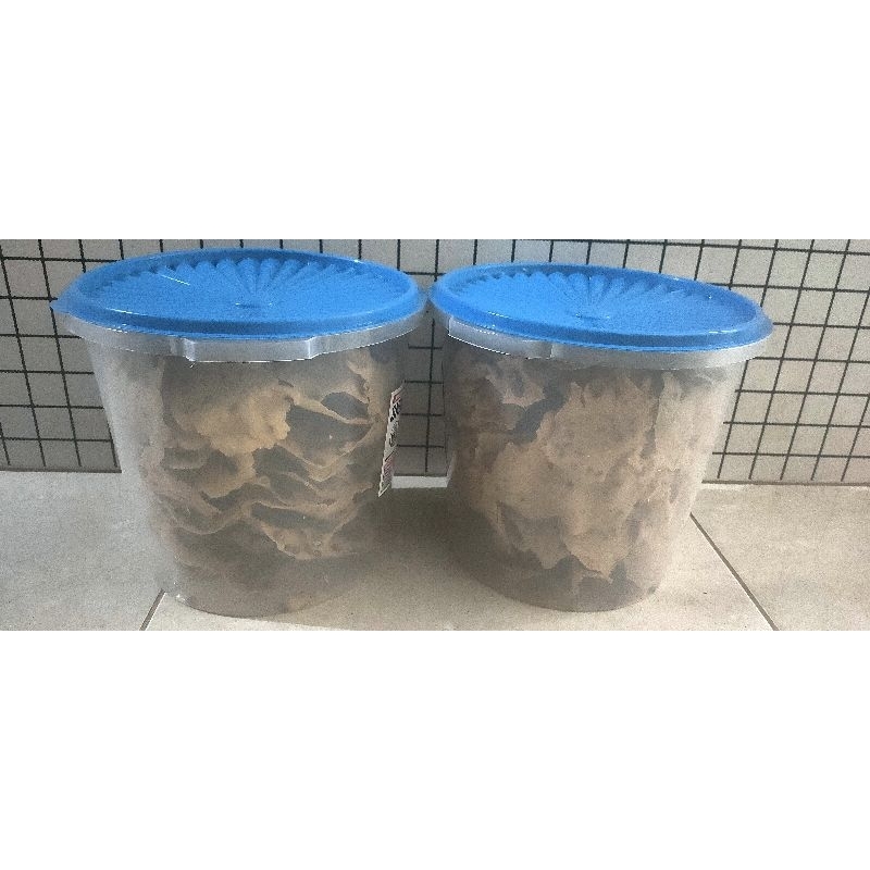 

Peyek kacang ukuran toples 5liter