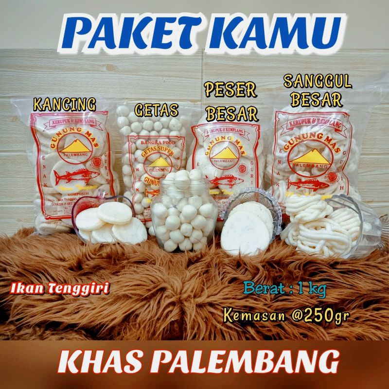 

PAKET KERUPUK KAMU 1 KG (kancing,getas,peser,sanggul besar)