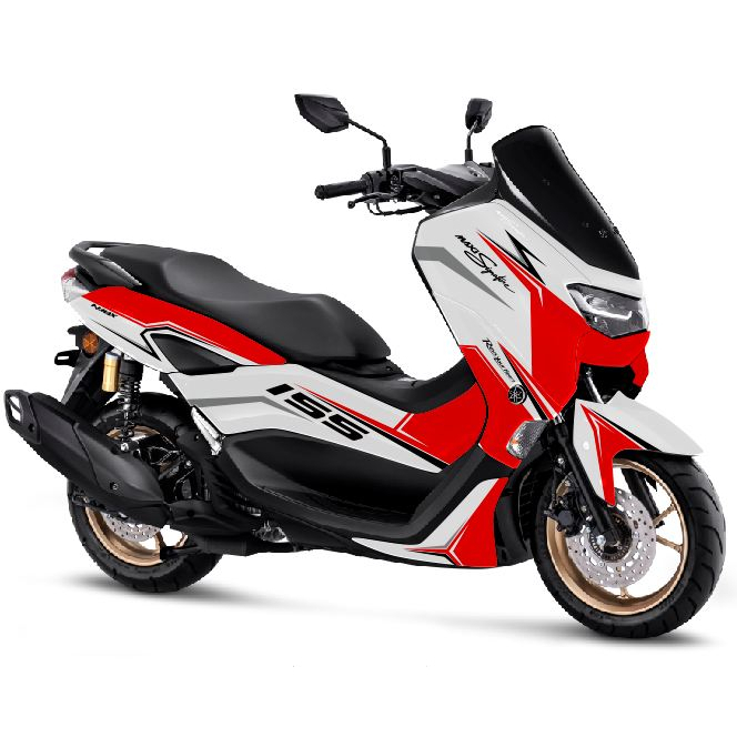 Decal Nmax Stiker Full Bodi Body Motor N Max 2020 2021 2022 2023 Grafis MErah Putih