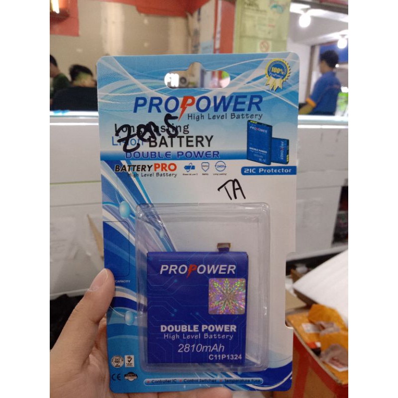 BATRE PRO POWER ASUS ZENFONE 5 A500 C11P1324 DOUBLE POWER