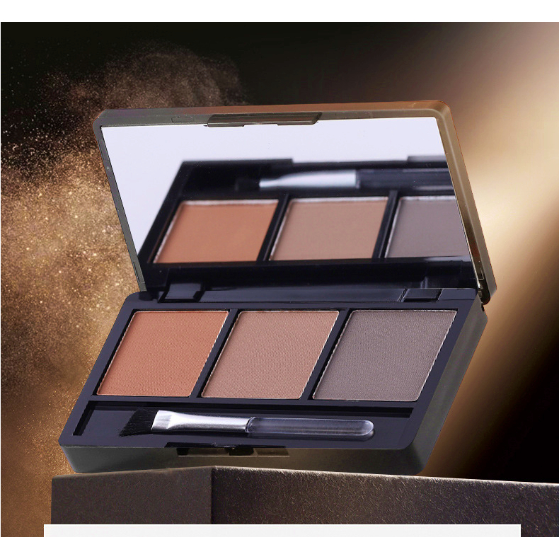 LAMEILA 3 Color Multi Fungsi Eyebrow Powder Bedak Alis LA224 5228