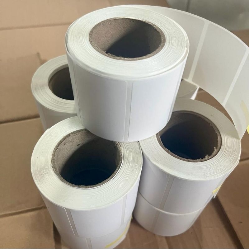 

LABEL STIKER THERMAL BARCODE UK 50 X 30 MM ,50X30 CORE 1,5 INCI ISI 500 PCS