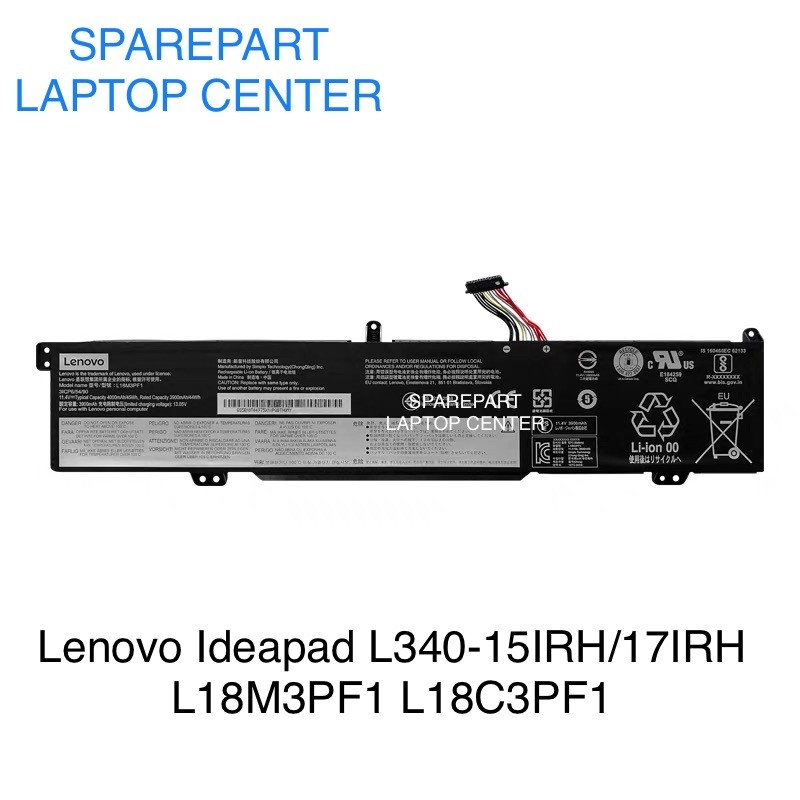 Baterai Lenovo Ideapad L340-15 L340-15IRH L340-17IRH L18M3PF1 L18C3PF1