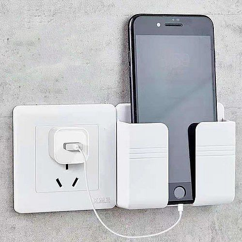 Rak Holder Hp Dinding Stand Holder Charging Tempel Dinding Tempat Cas Hp