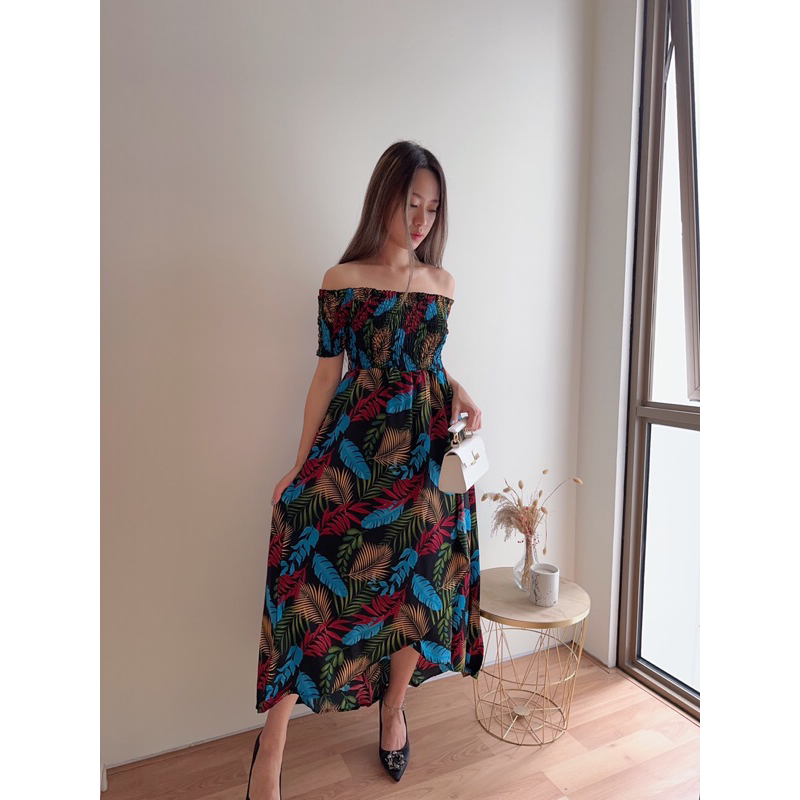 BELLA SABRINA DRESS | FASHION WANITA | SUMMER DRESS | BEACH DRESS | DRESS PANTAI | BOHEMIAN | BOHO