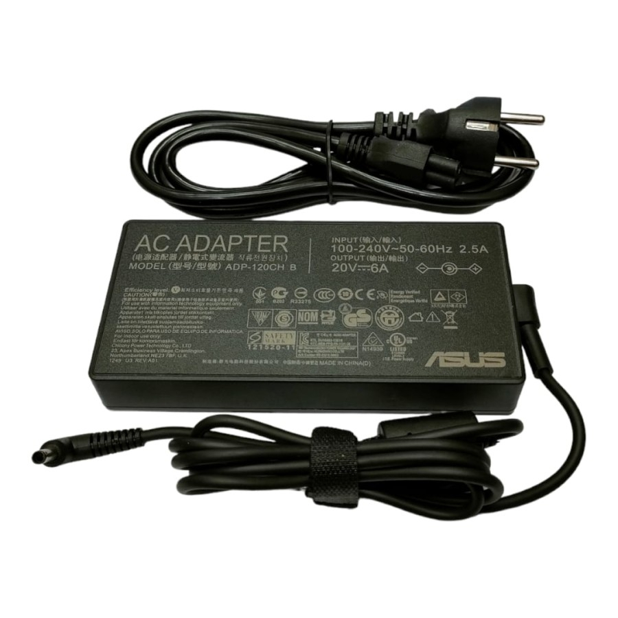 Adaptor Adapter Charger Asus VivoBook Pro 14X 15X 16X Oled 20V 6A 120W 4.5X3.0