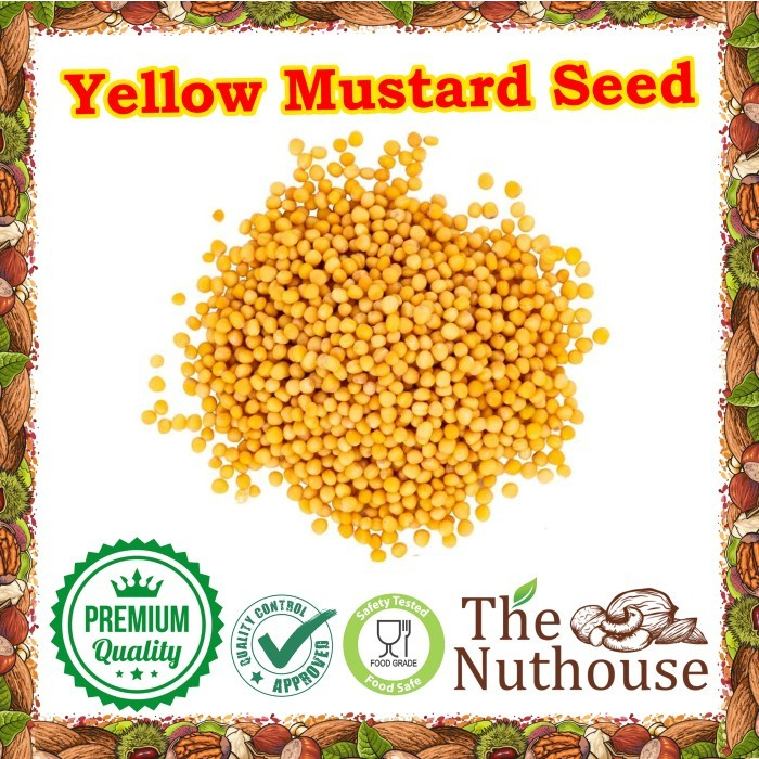 1kg Yellow Mustard Seed / Biji Sawi Kuning / Rai Seeds [Import]