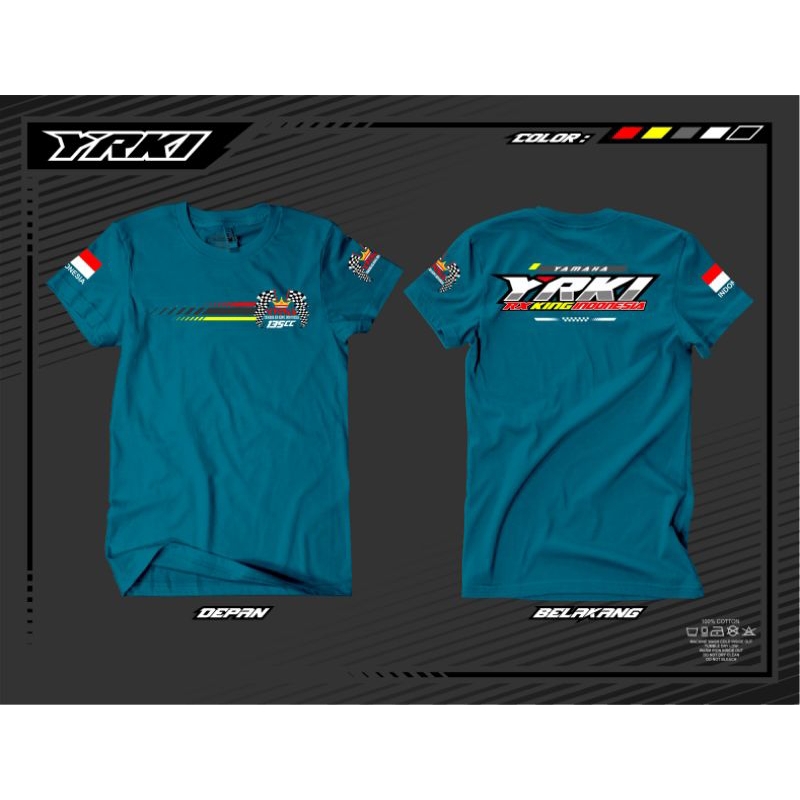 KAOS RXKING YRKI ORIGINAL BAHAN TEBAL SABLON AWET