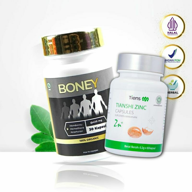 Boney zinc capsules peninggi badan peninggi seluruh badan boney penambah tinggi badan