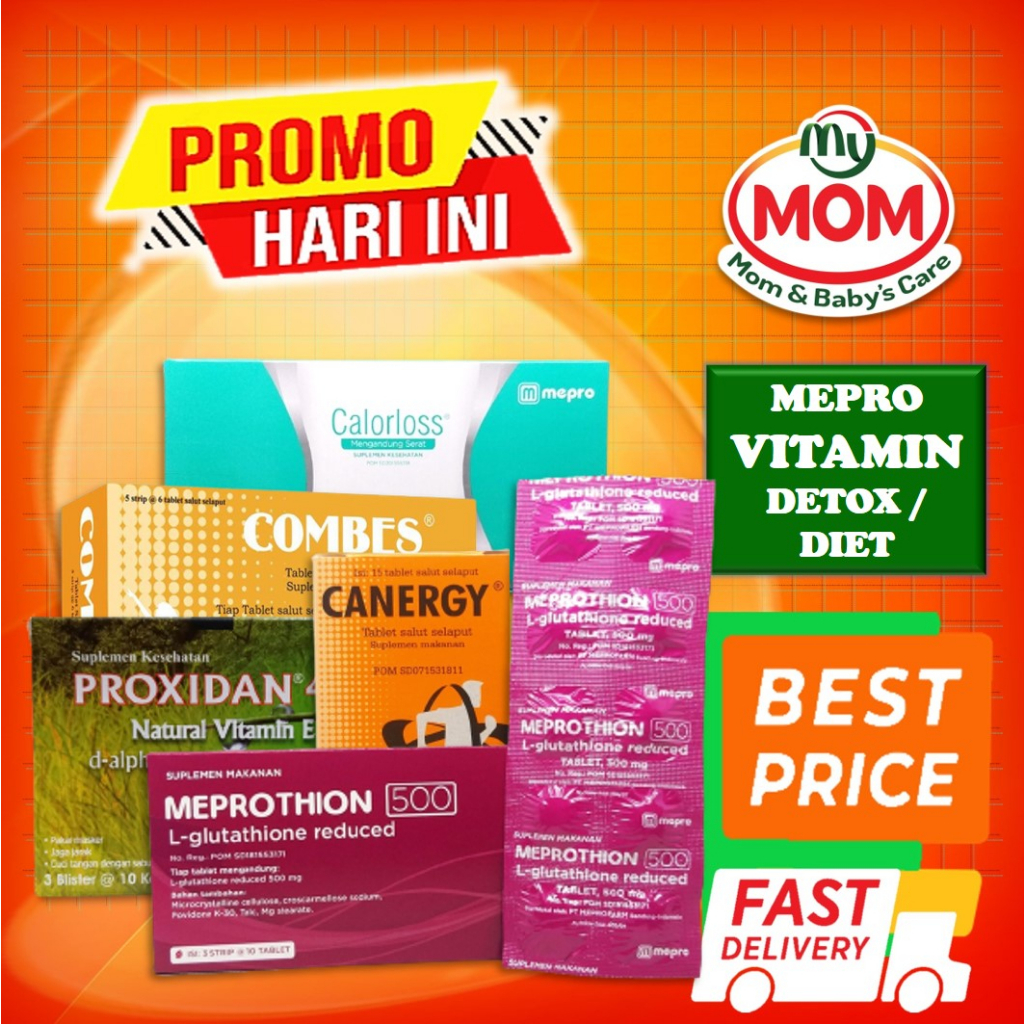 [BPOM] PROXIDAN Natural Vitamin E 400IU Isi 30 Tablet / Vitamin Kulit / Mepro / MY MOM