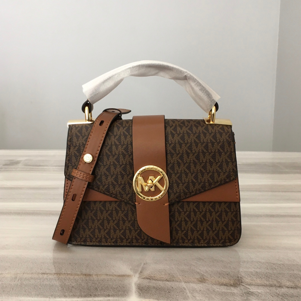 MK Greenwich Small Convertible Crossbody Tas Selempang Wanita Tas Bahu Wanita