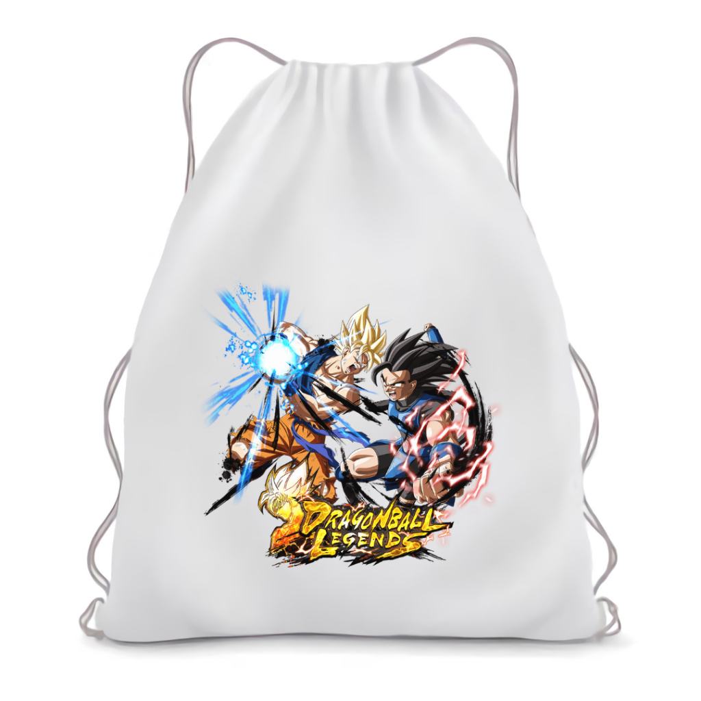 NEW BISA CUSTOM Stringbag Printing Dragon Ball Anime Goku Gohan Songoku Manga Jepang tas ransel serut drawstring sekolah kampus kuliah olahraga viral || Kiiyoomii ||