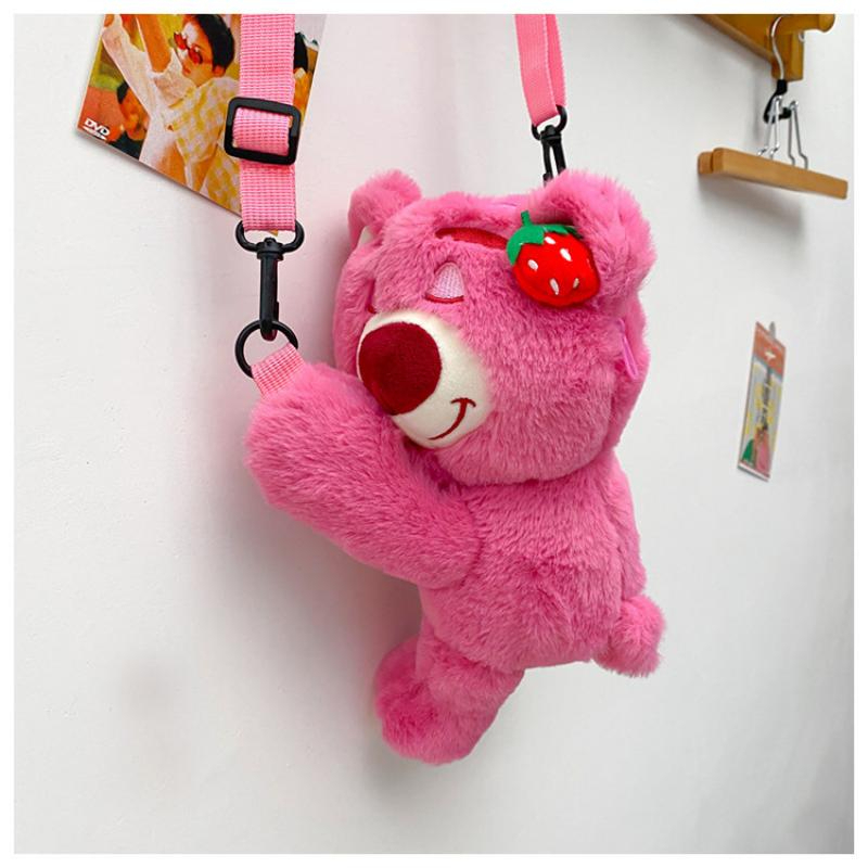 IMPORT REALPIC TAS SELEMPANG Disney Kartun Kawaii Kartun Lotso BEAR